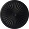 Ekena Millwork Leandros Ceiling Medallion (Fits Canopies up to 5"), 33 1/8"OD x 3 1/2"ID x 1 3/8"P, Steel Gray CM33LESGS - alternate 1